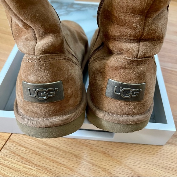 UGG Tall Suede Fur-lined Boots - Picture 2 of 11